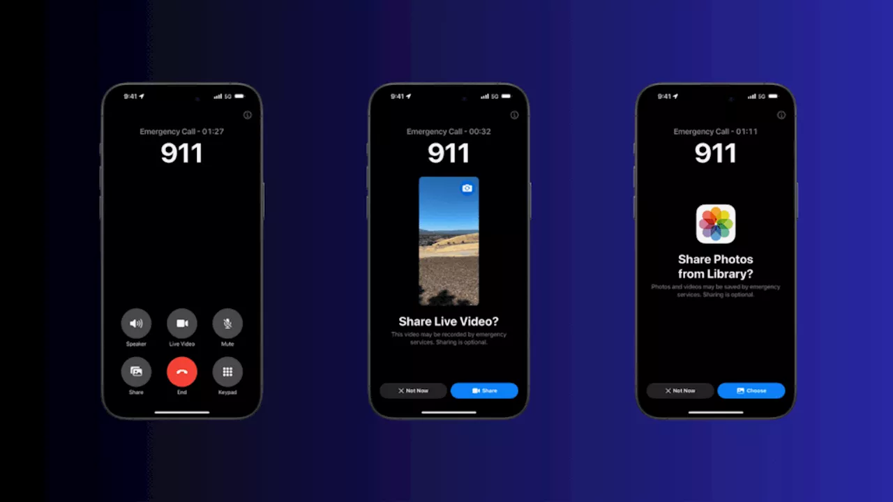 iPhones werden bald Notrufe im Video streamen können
