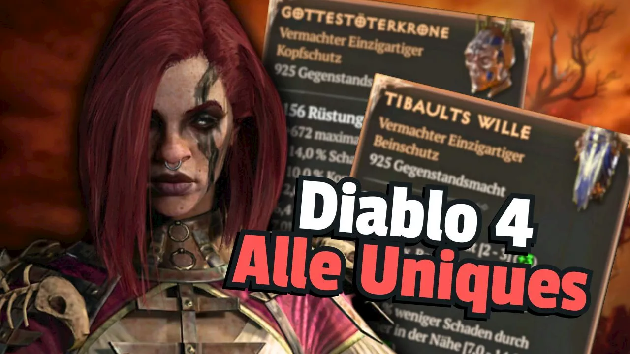 Diablo 4: Alle Uniques in Season 4 in der Übersicht