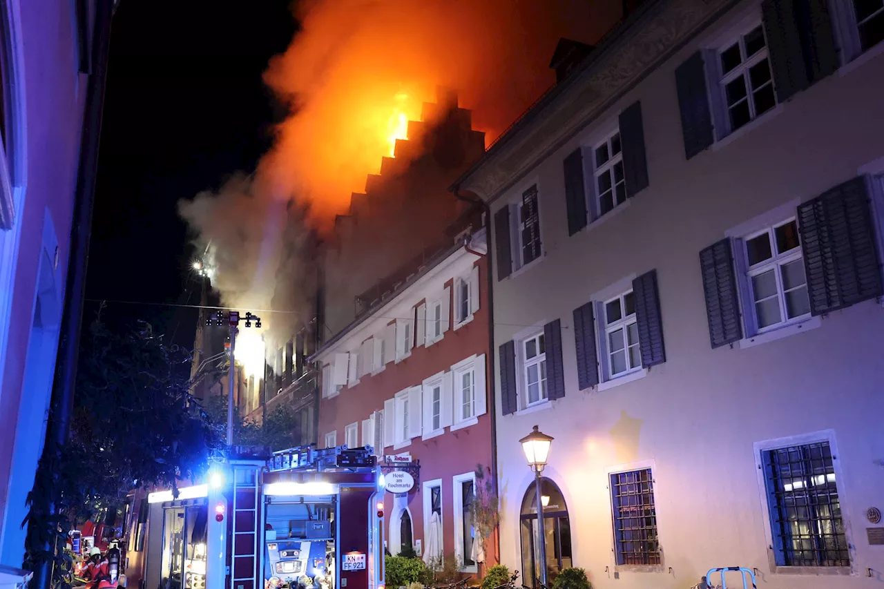 17 Menschen bei Brand in Konstanzer Altstadt verletzt