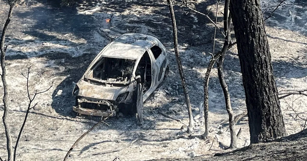 Man pushing burning car into ravine started Park Fire, burning over 45,000 acres in California