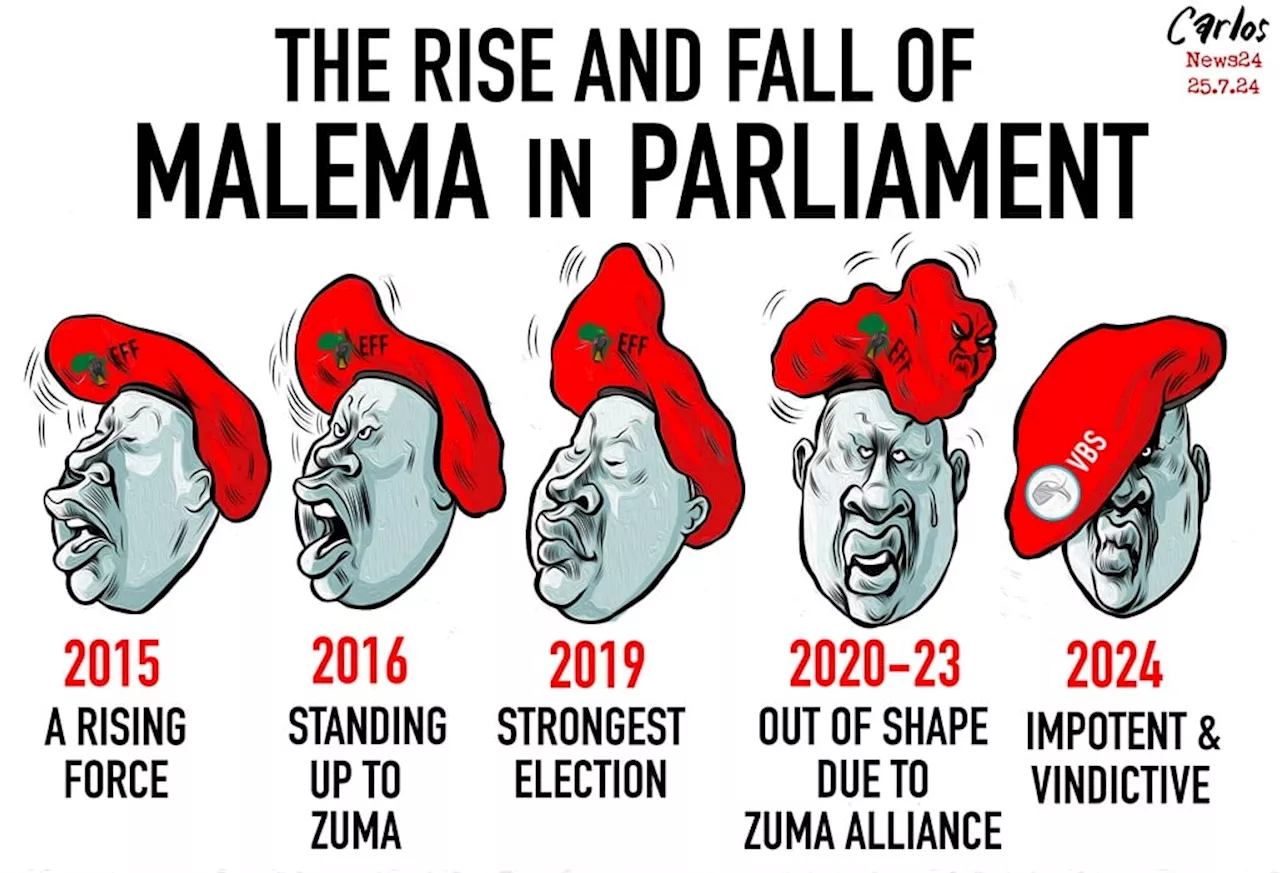 The rise and fall of Malema in Parliament