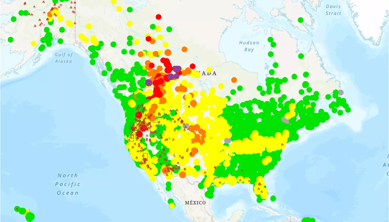 Wildfire Update: Smoke Map Reveals Where US Faces Hazardous Air