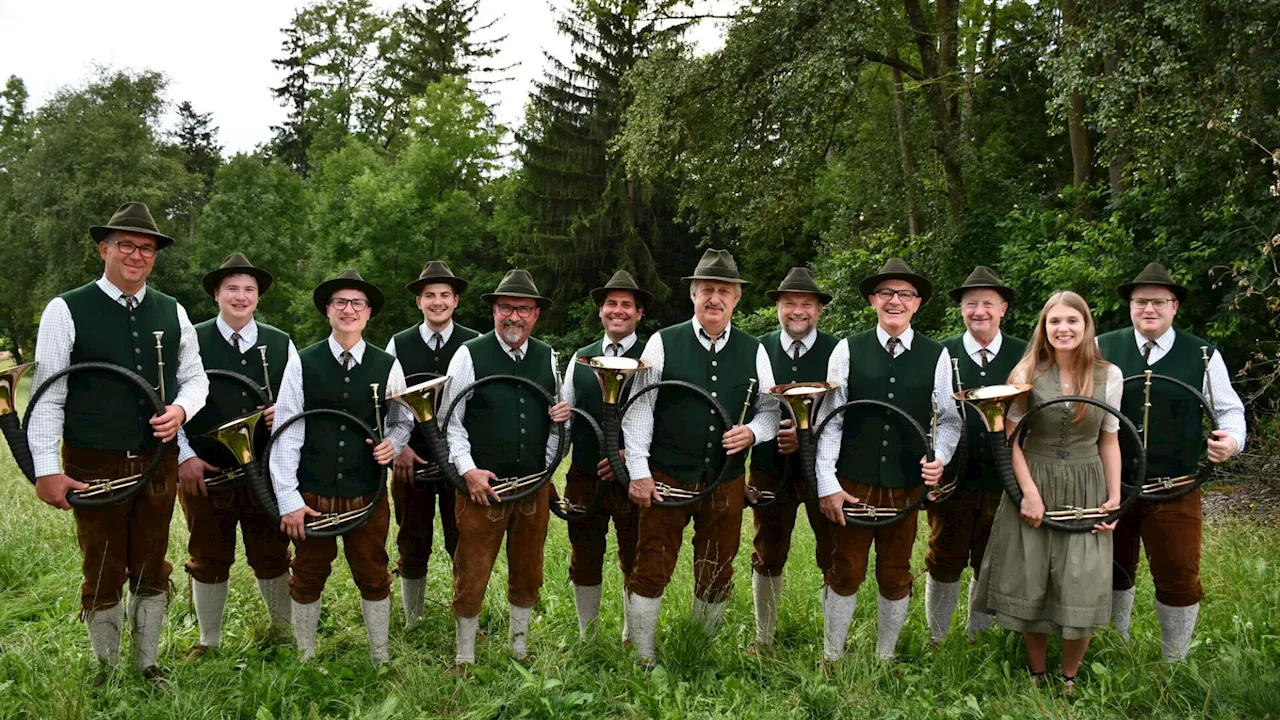 Neue Instrumente für die Wolfsbacher Jagdhornbläsergruppe