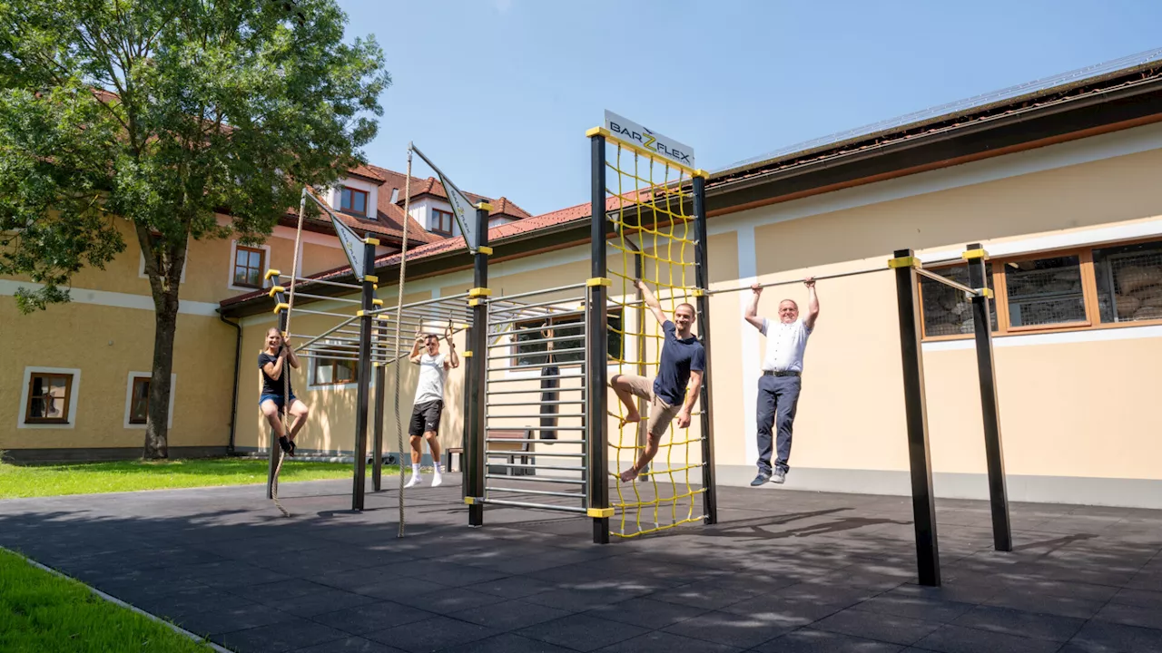 Neuer Outdoor Fitnesspark in Seitenstetten