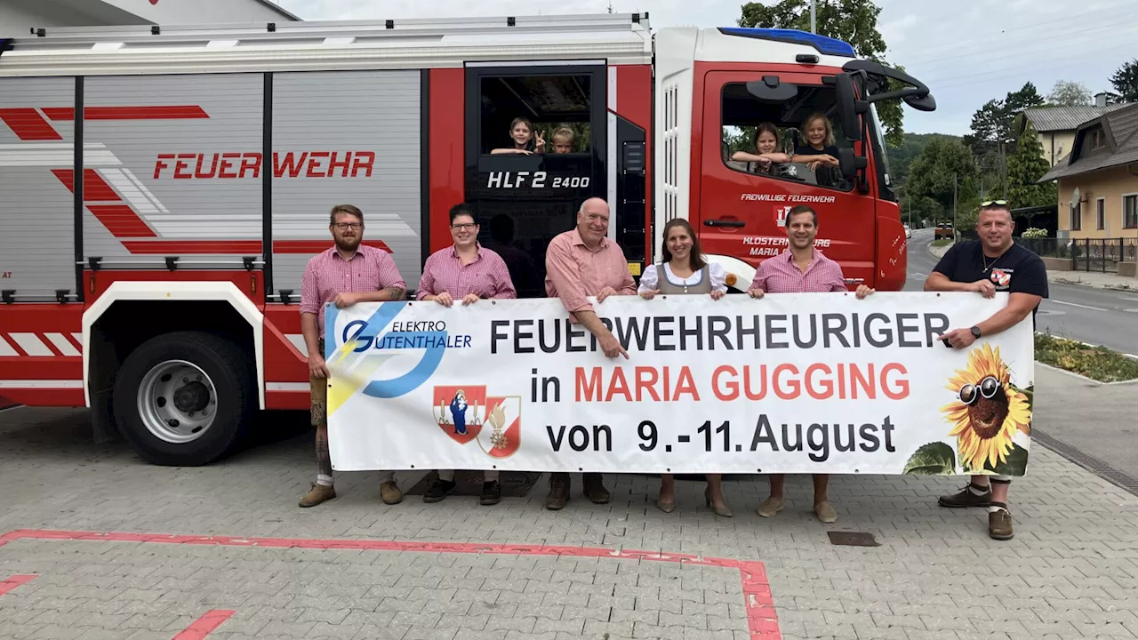 Ripperl, Tracht, Schmäh: Feuerwehr Maria Gugging lädt zum Fest