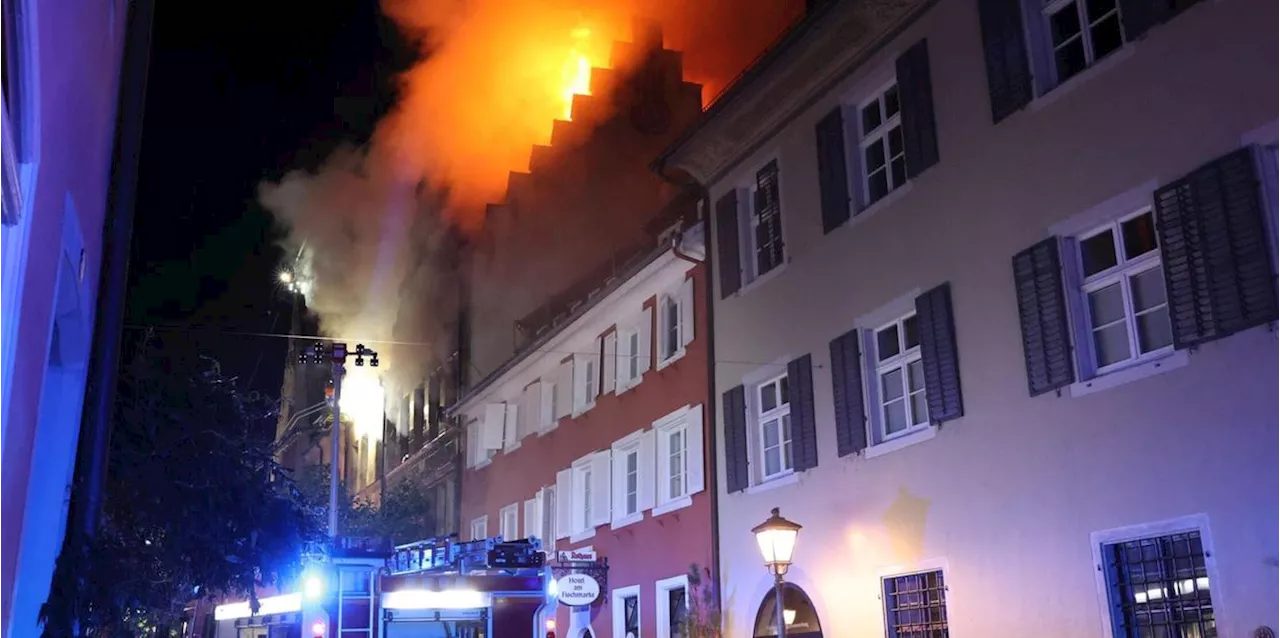 Sieben Menschen bei Brand in Konstanzer Altstadt verletzt