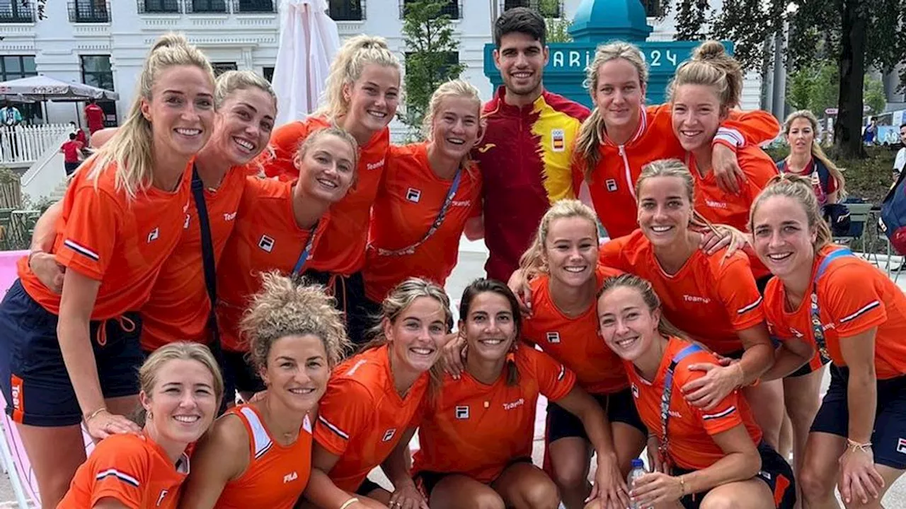 Hockeysters spotten sterren in Parijs: 'Ze renden achter Nadal aan en ontmoetten Biles'