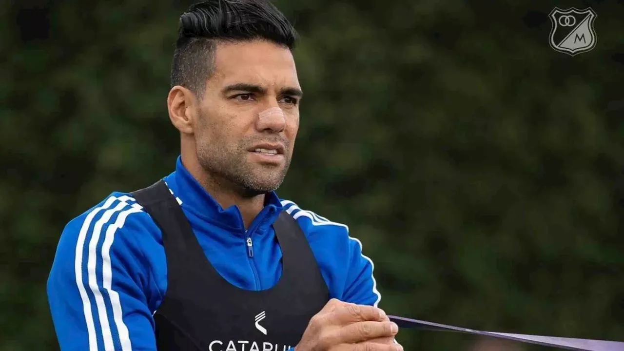 La imagen de Radamel Falcao que preocupa a todos los hinchas de Millonarios