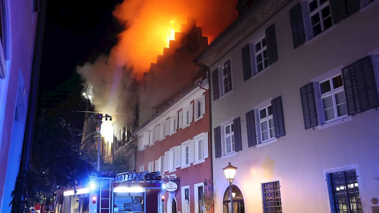 Baden-Württemberg: 17 Menschen bei Brand in Konstanzer Altstadt verletzt