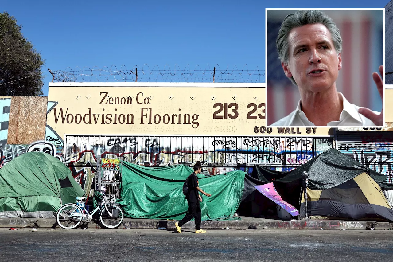 Newsom orders removal of homeless encampments in California — but localities get final say