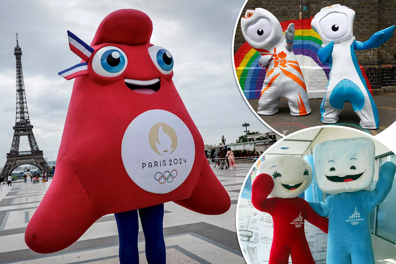 Paris Olympics' blob-like Phyrges the latest head-scratcher in a long line of bizarre mascots