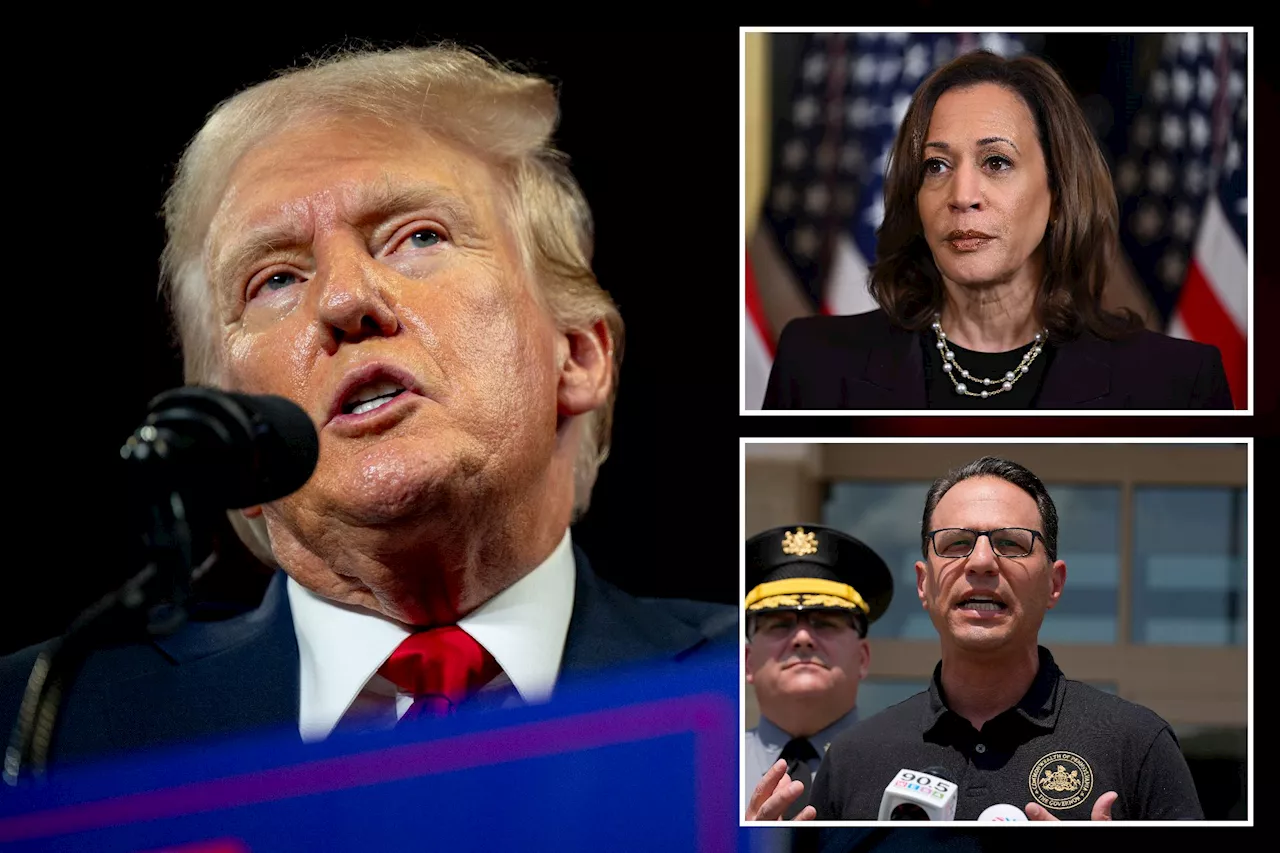 Trump maintains lead in Pennsylvania as Harris eyes Gov. Shapiro as VP: poll