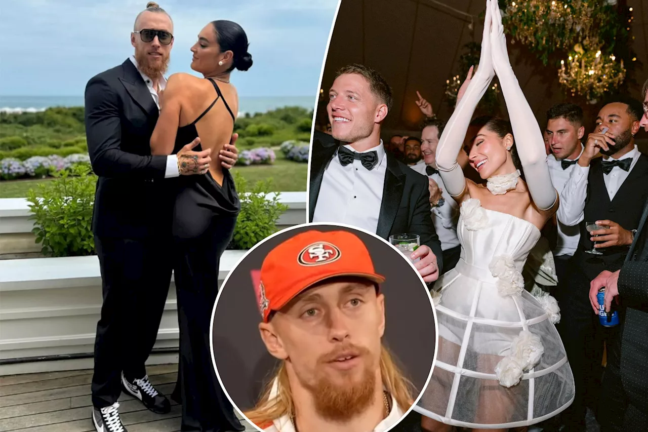 Why Olivia Culpo's fame made Christian McCaffrey wedding a 'wild experience' for George Kittle