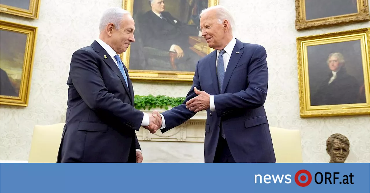 Treffen mit Netanjahu: Biden drängt auf Waffenruhe in Gaza