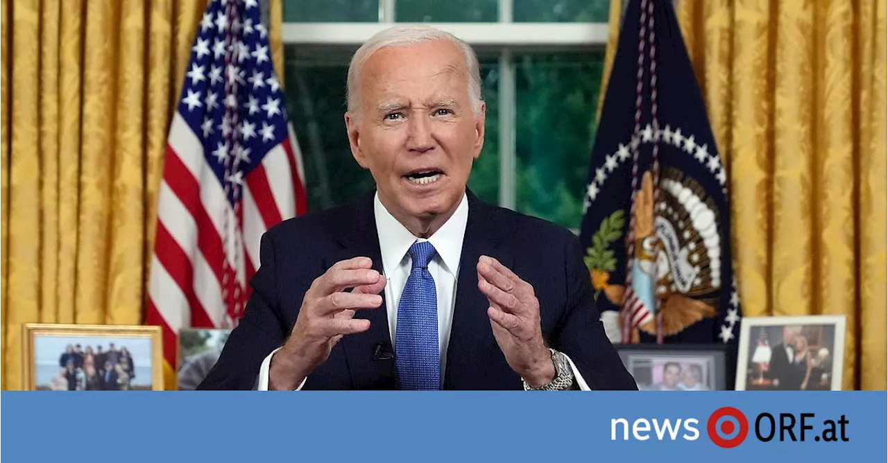 „Zeit für jüngere Stimmen“: Biden begründet Kandidaturverzicht