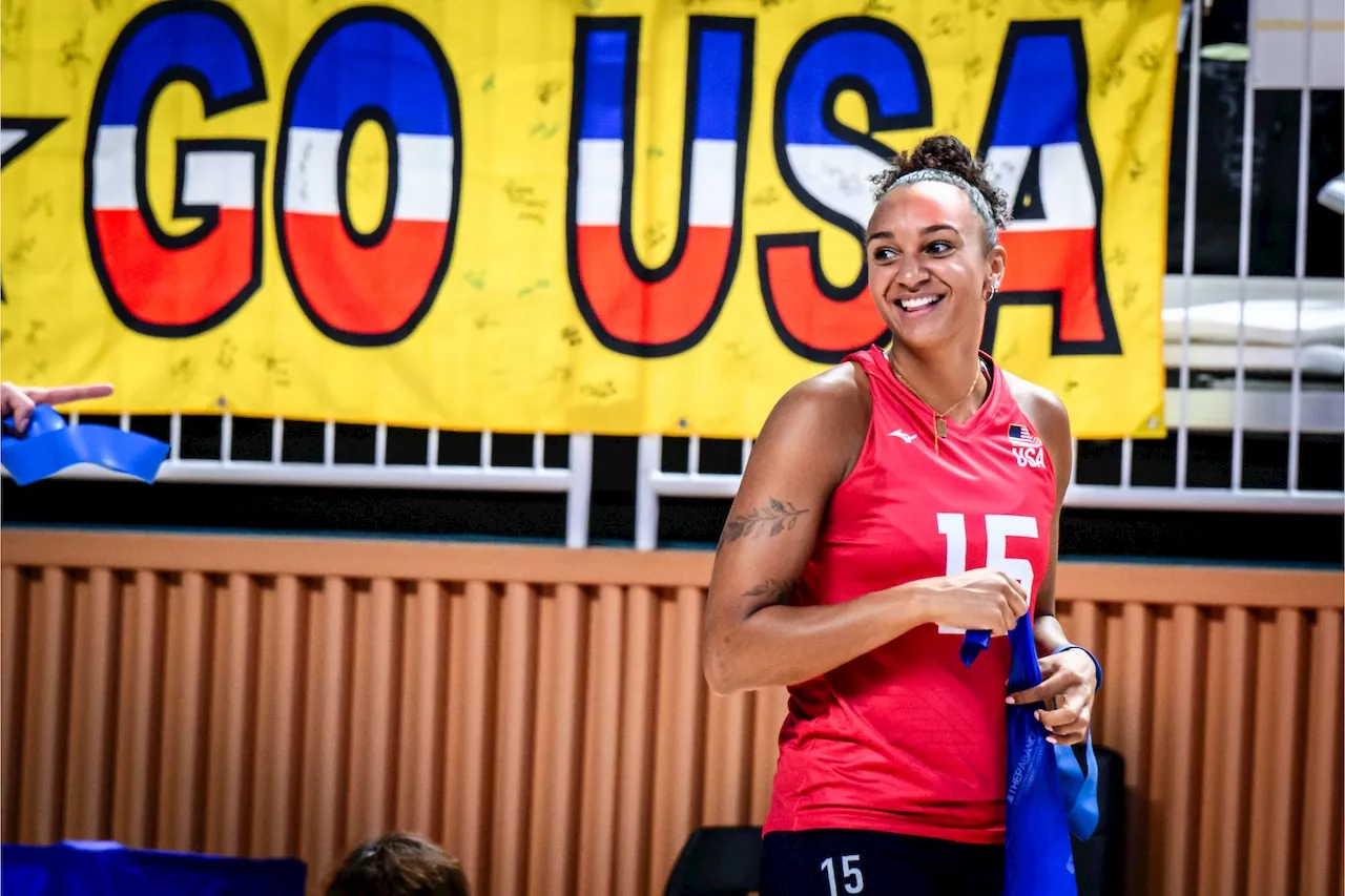 Penn State, USA volleyball star Haleigh Washington eager to defend gold medal at Paris Olympics