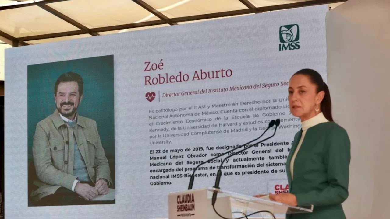 ¿Quién es Zoé Robledo, quien permanecerá como director del IMSS durante el gobierno de Sheinbaum?