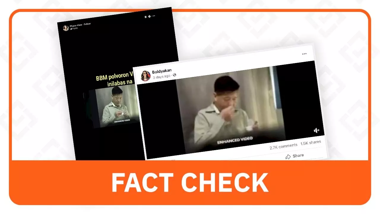 FACT CHECK: ‘Faceswap’ flagged in alleged Marcos ‘polvoron video’