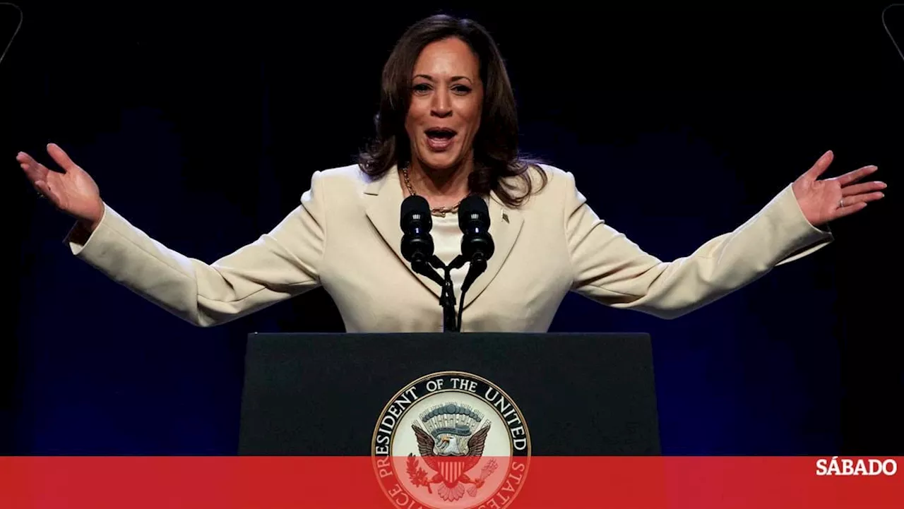 Kamala Harris ultrapassa Trump em 2% na primeira sondagem após desistência de Biden