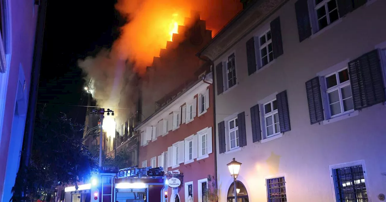 Konstanz: Sieben Menschen bei Brand in Altstadt verletzt