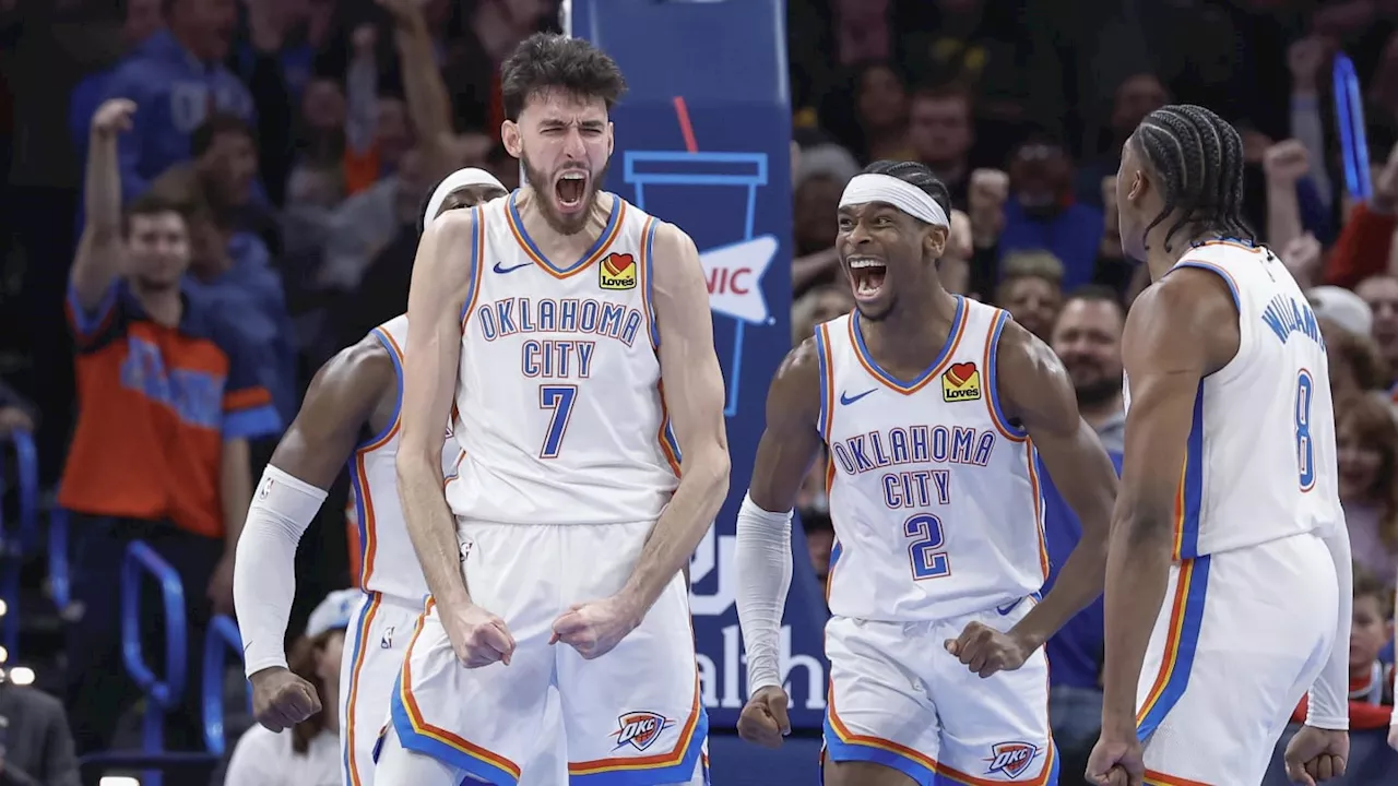 OKC Thunder Have Second Highest Win Total for 2024-25 NBA Season