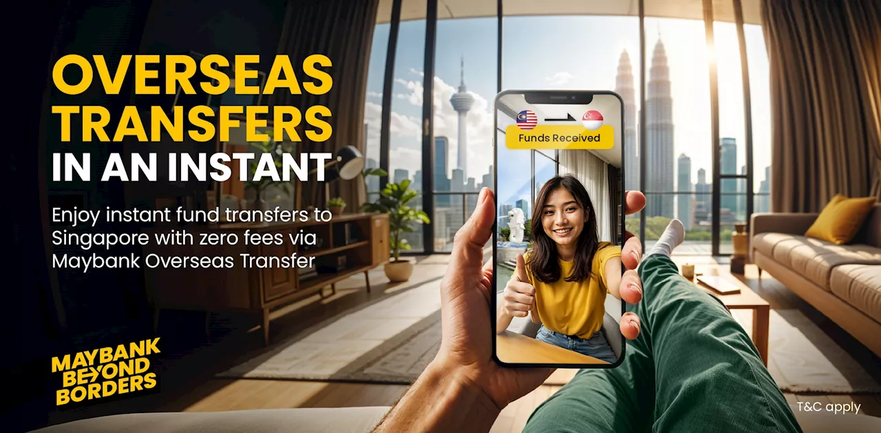 Maybank has 4 FREE and seamless ways to bank easily between Malaysia and Singapore