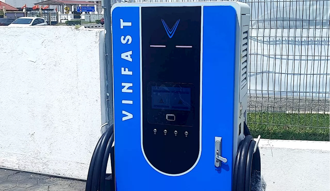 VinFast EV charger spotted in Alor Setar