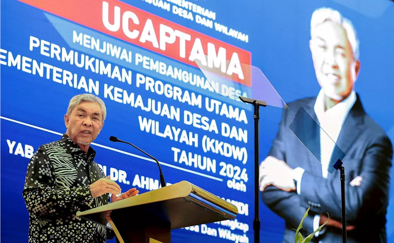 Rural Ministry's move to close, merge subsidiaries has improved performance, says Zahid