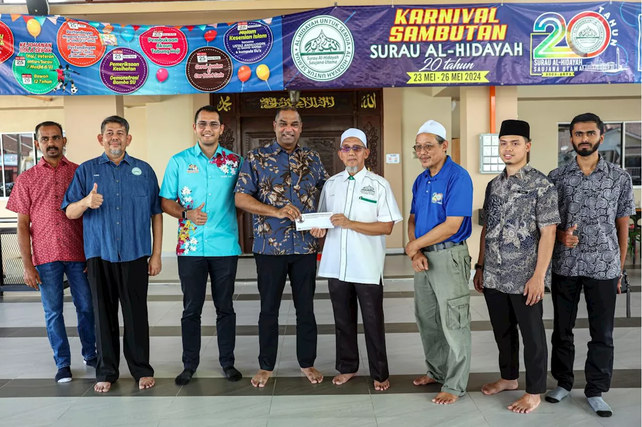 Sungai Buloh MP Ramanan donates over RM450,000 to houses of worship