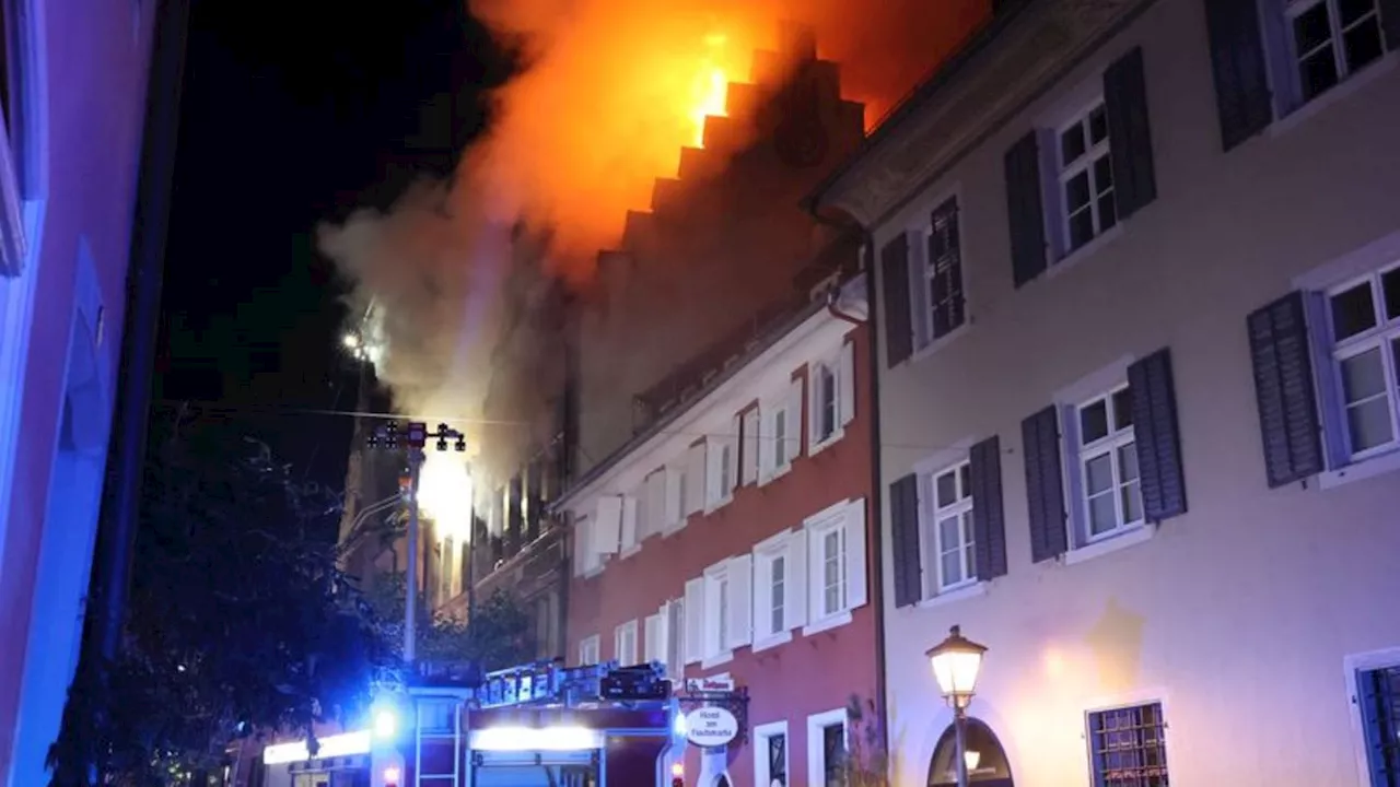 Feuer: Sieben Menschen bei Brand in Konstanzer Altstadt verletzt