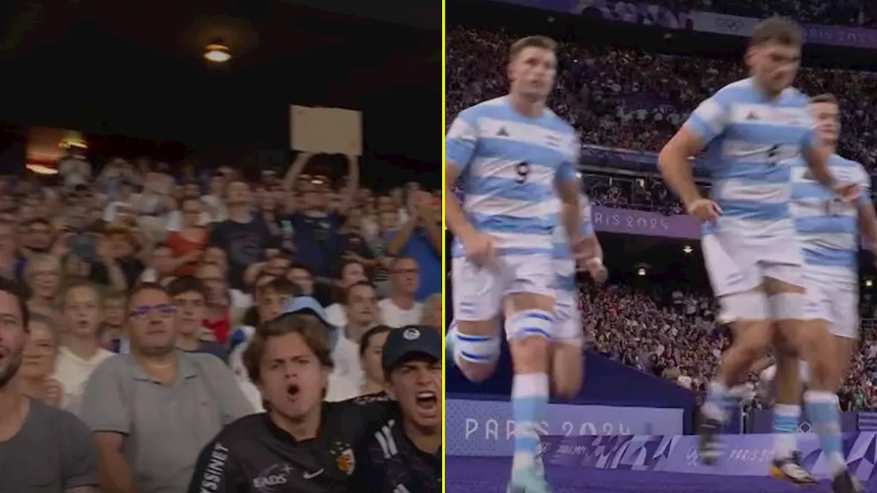 Argentina race row intensifies as France fans loudly boo Pumas’ Rugby Sevens side as players enter pitch a...