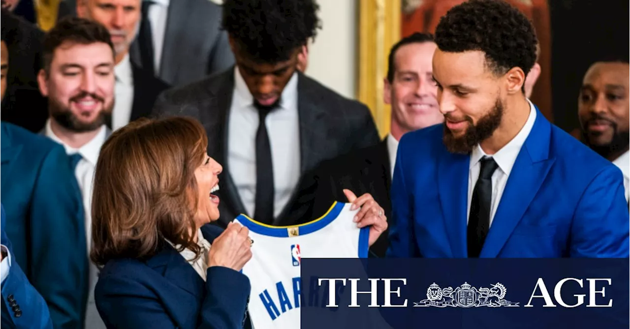 NBA superstar Steph Curry backs Kamala Harris at monster Olympics press conference