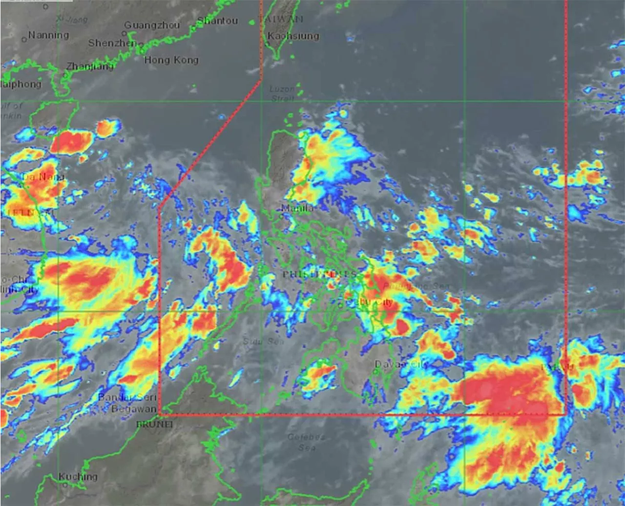 New LPA spotted off Mindanao; rains to continue in Metro Manila, parts of Luzon