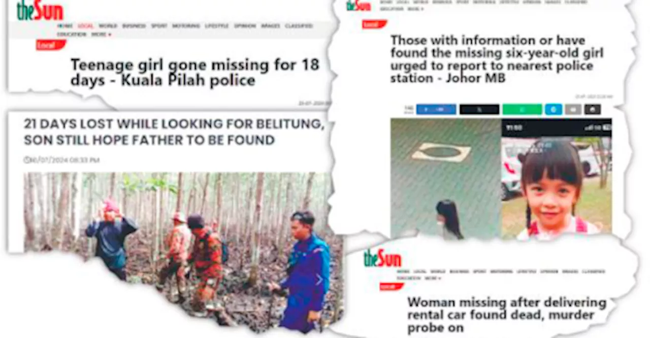 Public advised to report missing persons quickly