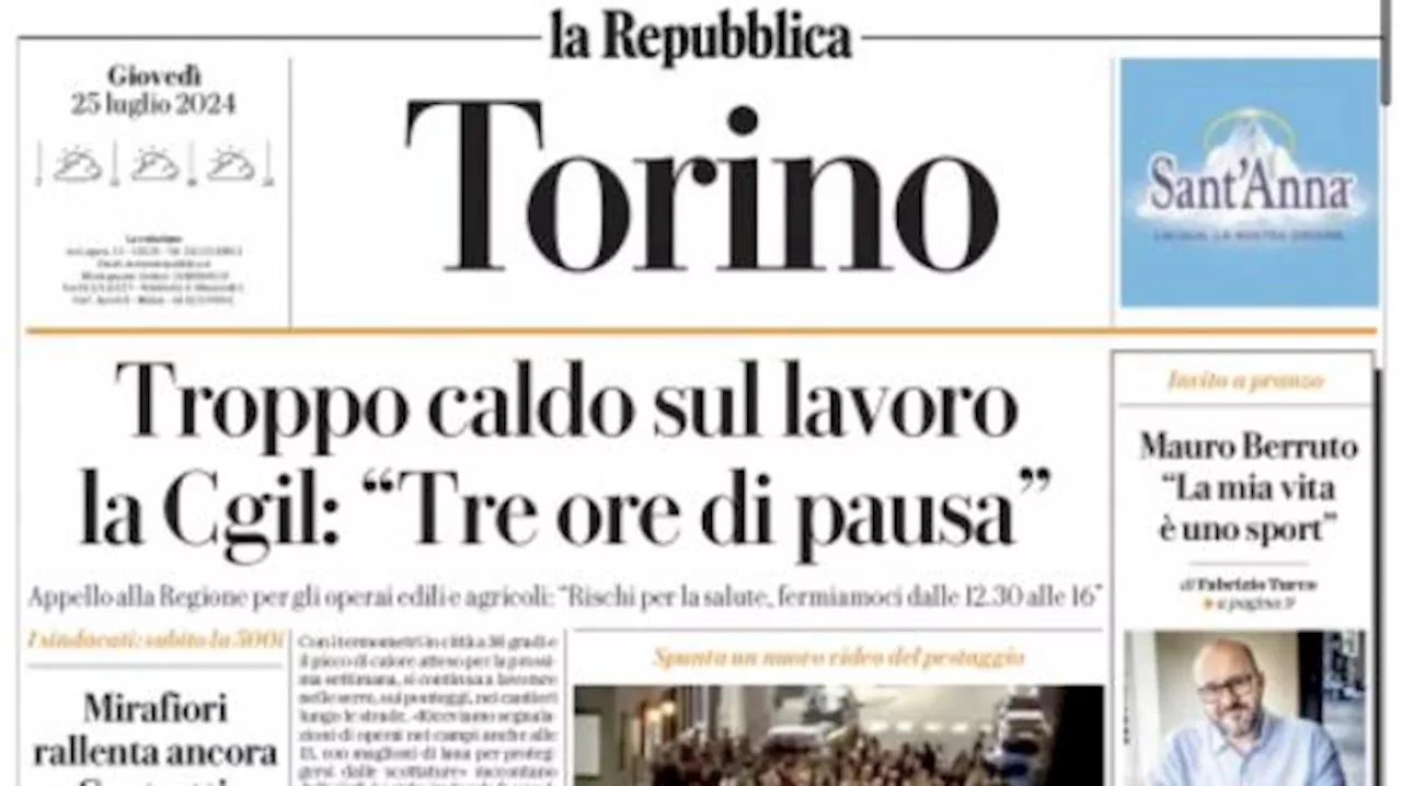 La Repubblica di Torino titola sul calvario di Schuurs: 'Torna sotto i ferri, caccia al sostituto'