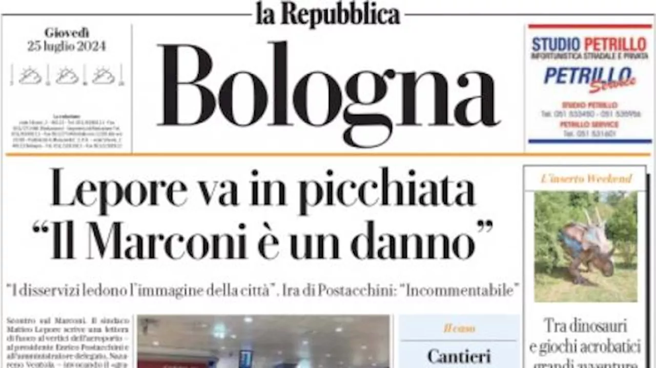 Repubblica (ed. Bologna): 'Il primo Bologna di Italiano in ritiro, 2-0 al Bressanone'