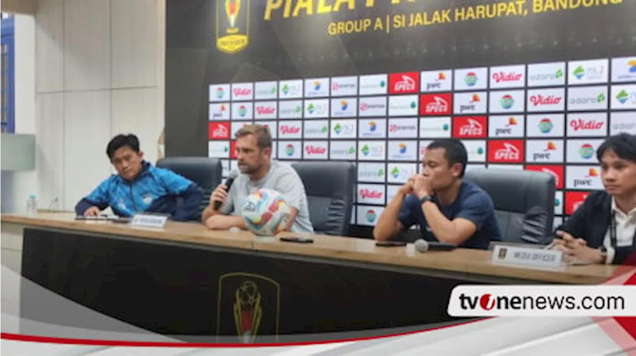 Gagal ke Semifinal Piala Presiden, Asisten Pelatih Persib: Cuma Tak Bisa Cetak Gol