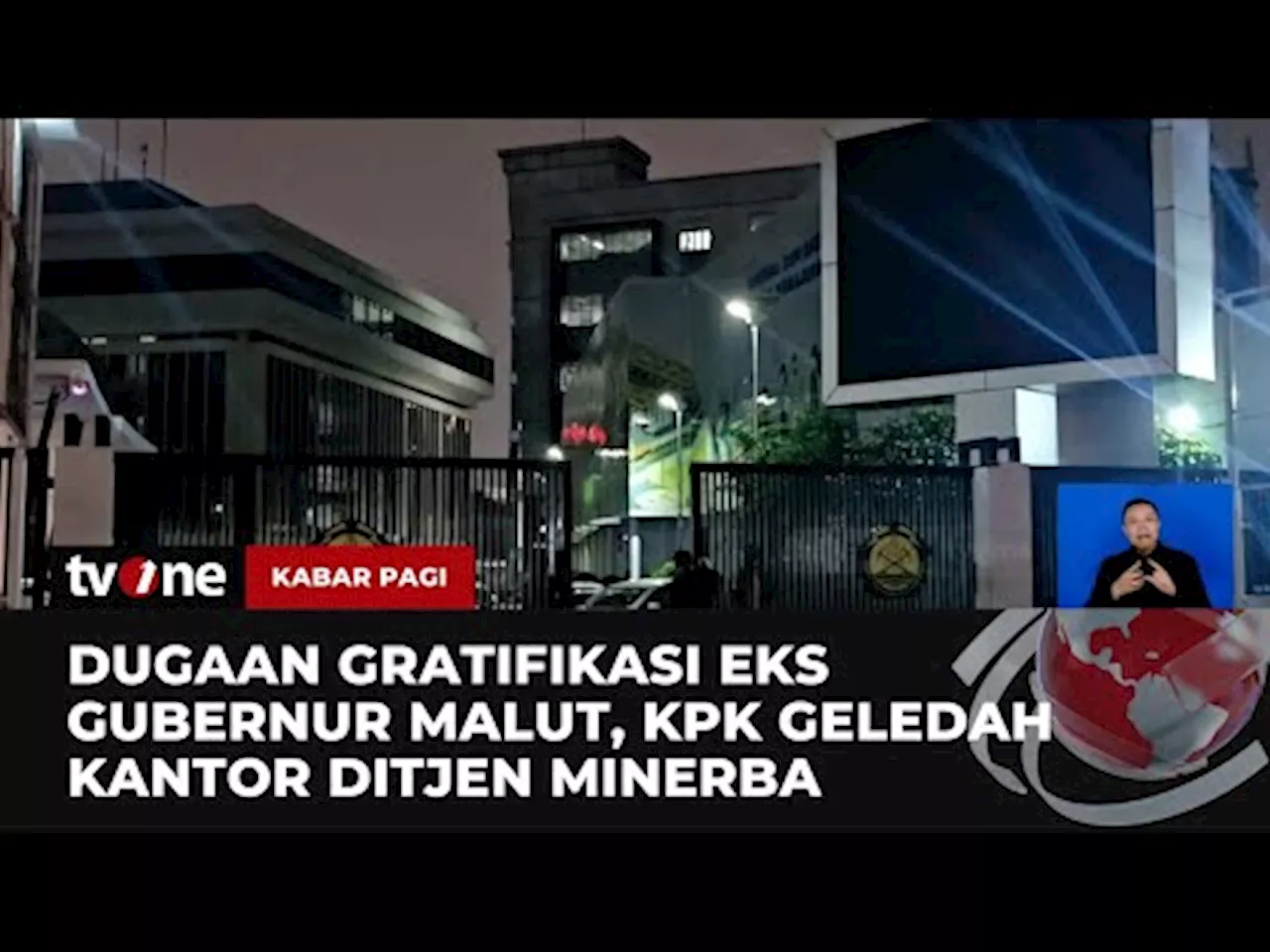 KPK Geledah Kantor Ditjen Minerba Terkait Dugaan Gratifikasi Eks Gubernur Maluku Utara