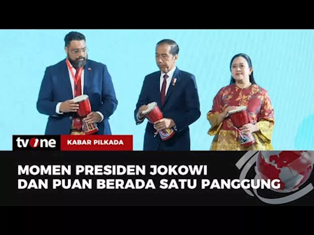 Momen Jokowi dengan Puan kembali Satu Panggung di Pembukaan Acara IPPP