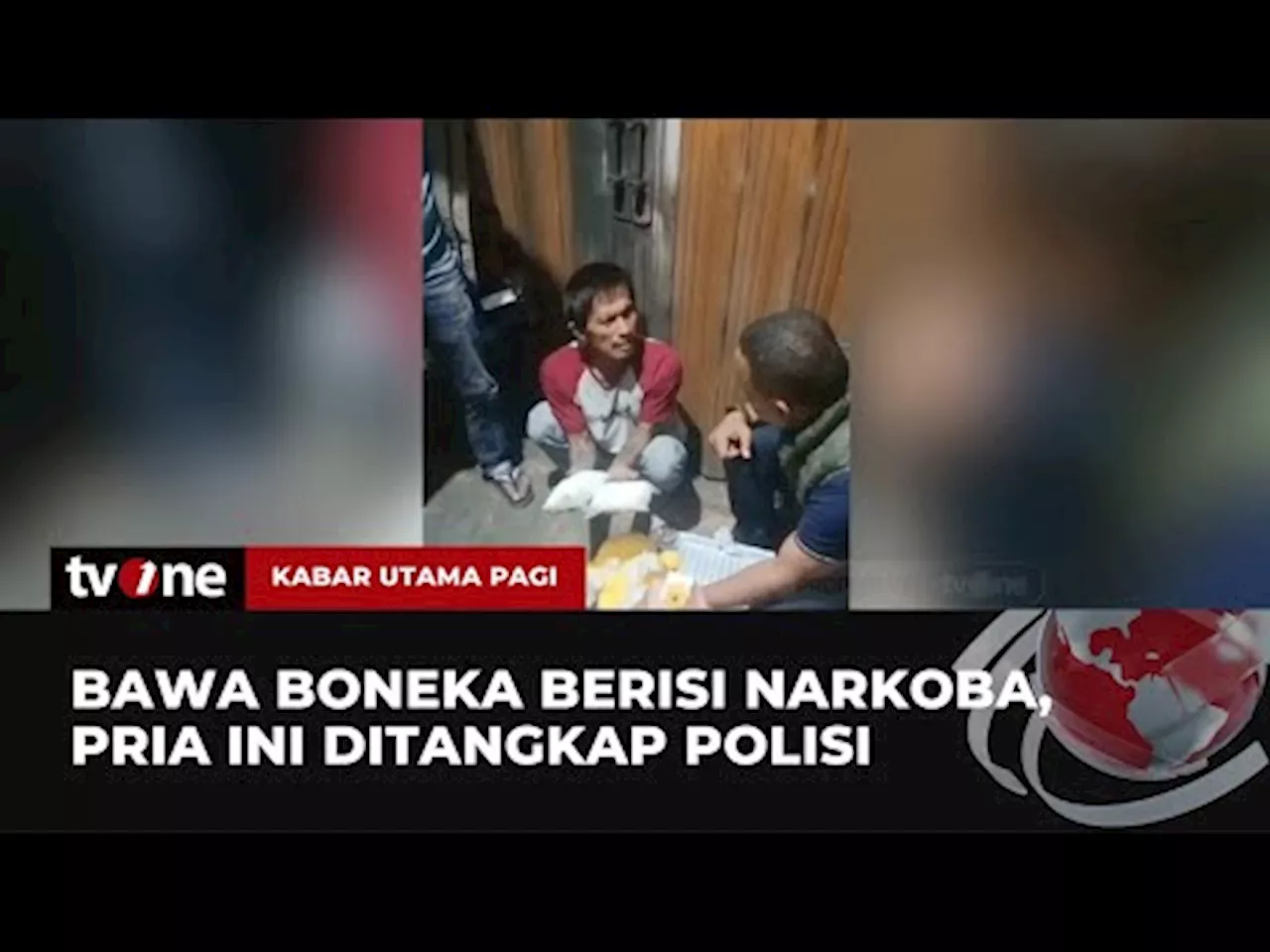 Pria di Cipayung Diringkus Polisi saat Bawa Boneka Berisi Narkoba