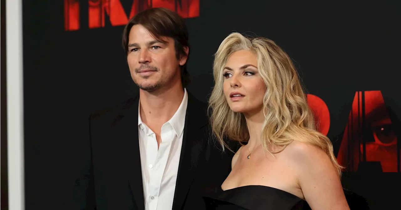 Josh Hartnett and Tamsin Egerton Share Sweet Smooch at Trap Premiere