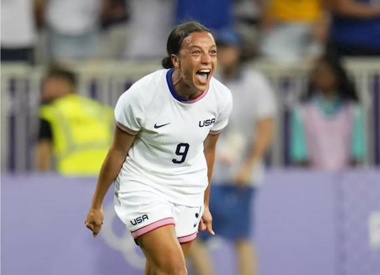 Con doblete de Mallory Swanson, Estados Unidos femenil vence a Zambia en París 2024