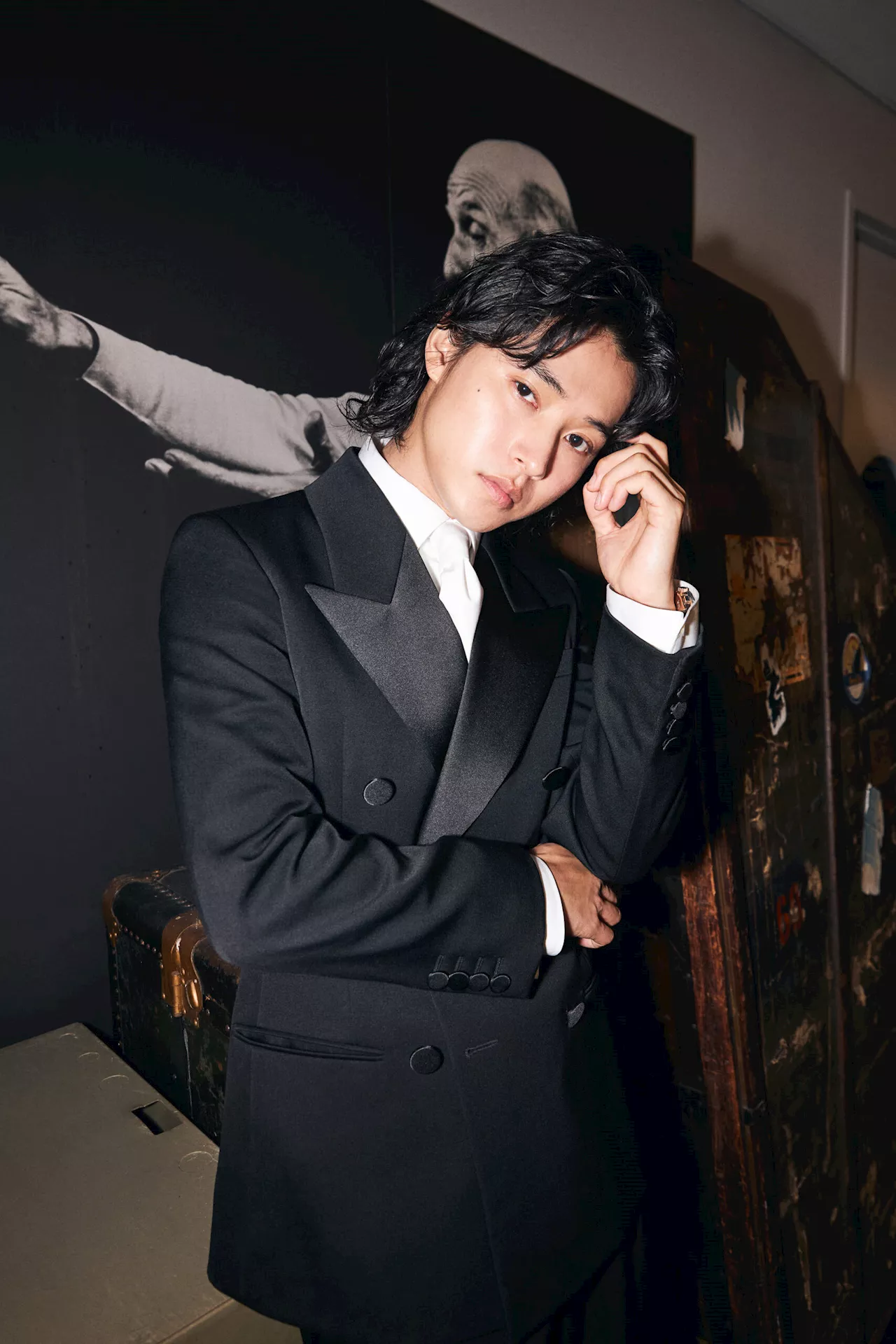 Getting Ready: Kento Yamazaki Suits up in Saint Laurent for the New York Asian Film Festival