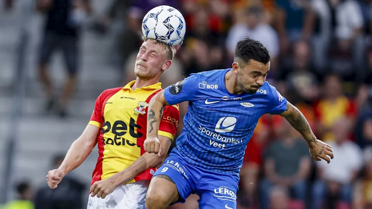 Go Ahead Eagles eindigt met tien man en moet aan de bak in return tegen SK Brann