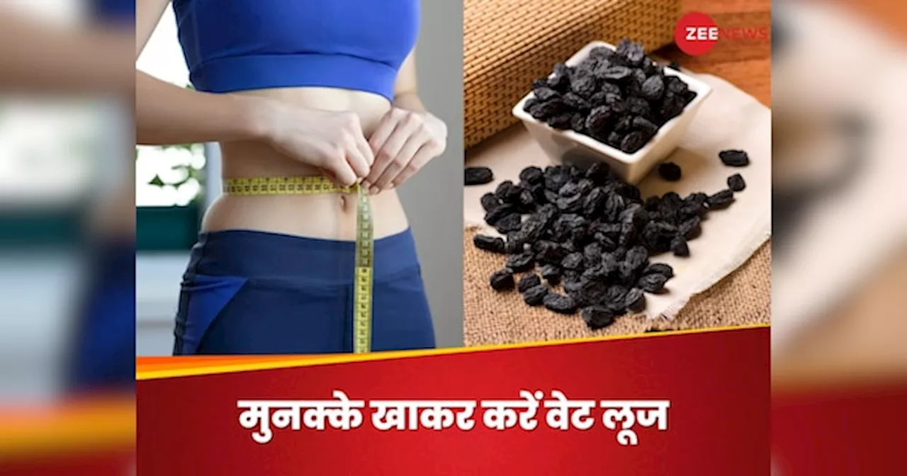 Black Raisins: मुनक्के की मदद से थुलथुला पेट हो सकता है अंदर, बस इस तरह करना होगा सेवन