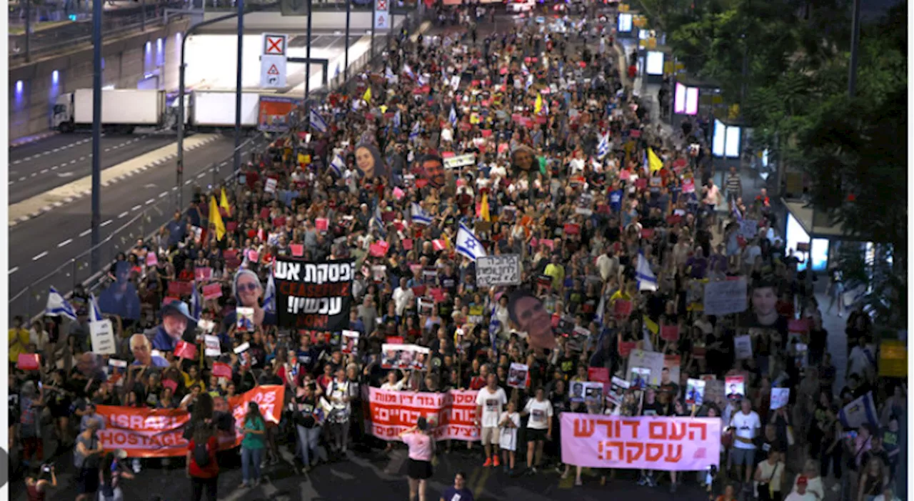 Palestinian and Jewish protesters stage rare peace march