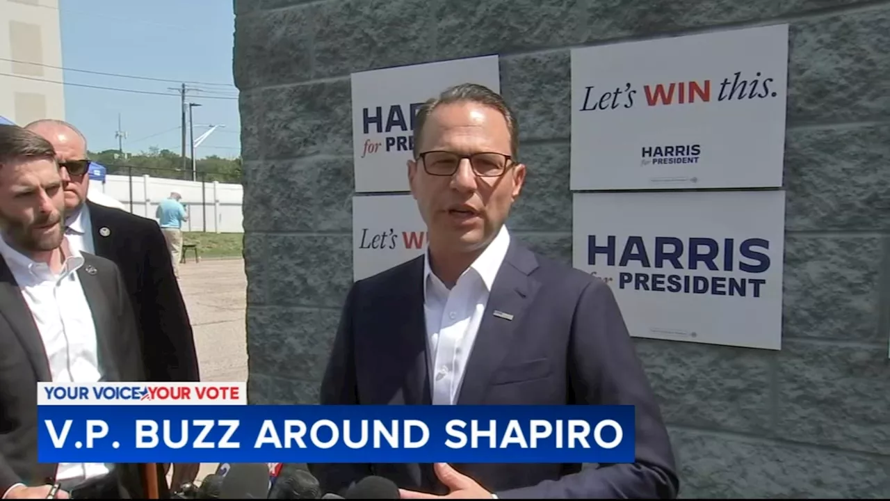 Buzz continues to surround Gov. Josh Shapiro as Kamala Harris decides on running mate