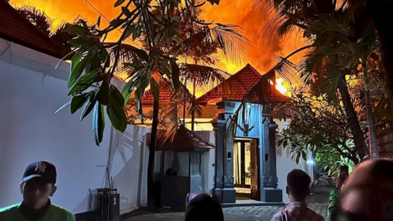 Massive fire engulfs Seminyak, Bali villas leaving Aussie tourists stranded without their passports