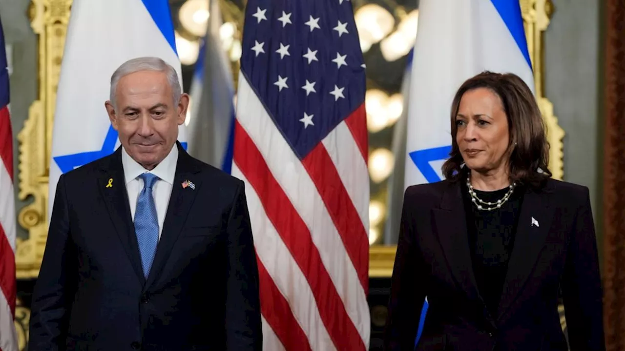 US Vice President Kamala Harris pushes Israeli Prime Minister Benjamin Netanyahu to ease suffering in Gaza