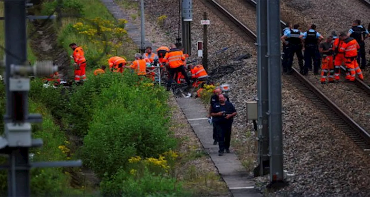 Vandal attacks on French railways cause chaos ahead of Olympics ceremony